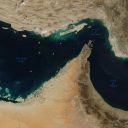 Avg. # of ships transiting Strait of Hormuz end of July?